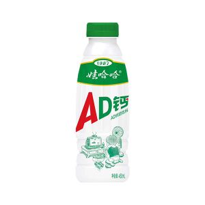 * 娃哈哈AD钙奶瓶装饮料450mL