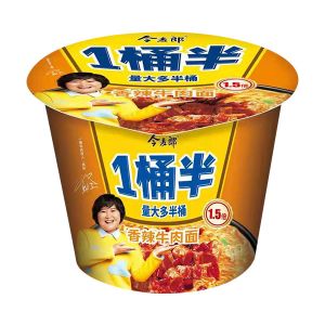 今麦郎一桶半香辣牛肉面146g