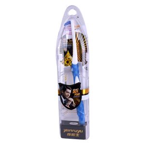 * 颜如玉男士高档时尚螺旋毛牙刷