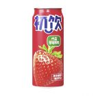 初饮复合草莓汁果肉饮品罐装500ml