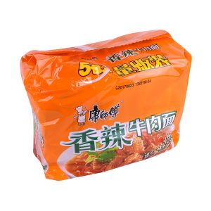 * 康师傅香辣牛肉五入520g