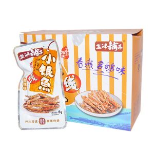 盐津铺子小银线鱼香辣味12g