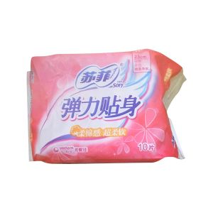 * 苏菲 弹力贴身柔棉感230mm日用卫生护垫