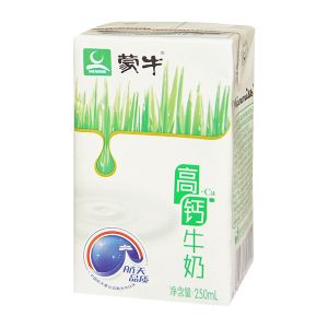 * 蒙牛高钙奶250ml