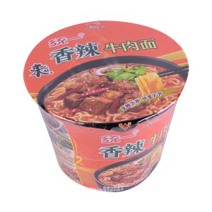 * 统一来一桶香辣牛肉面104g