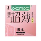 *冈本避孕套-粉润超薄3片装